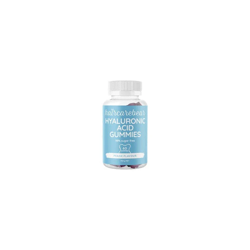 Haircarebear Hyaluronic Acid Gummies Peach Flavour 60 Gummies