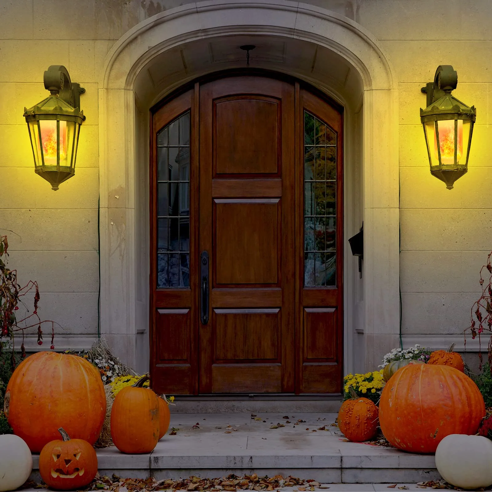 Halloween Decorations Upgraded LED Flame Light Bulbs, 4 Modes Fire Flame Bulb, E26 Base Flickering Light Bulbs, Christmas Decorations Outdoor Indoor Patio Home Decor (Yellow, 2 Pack) - Image 5