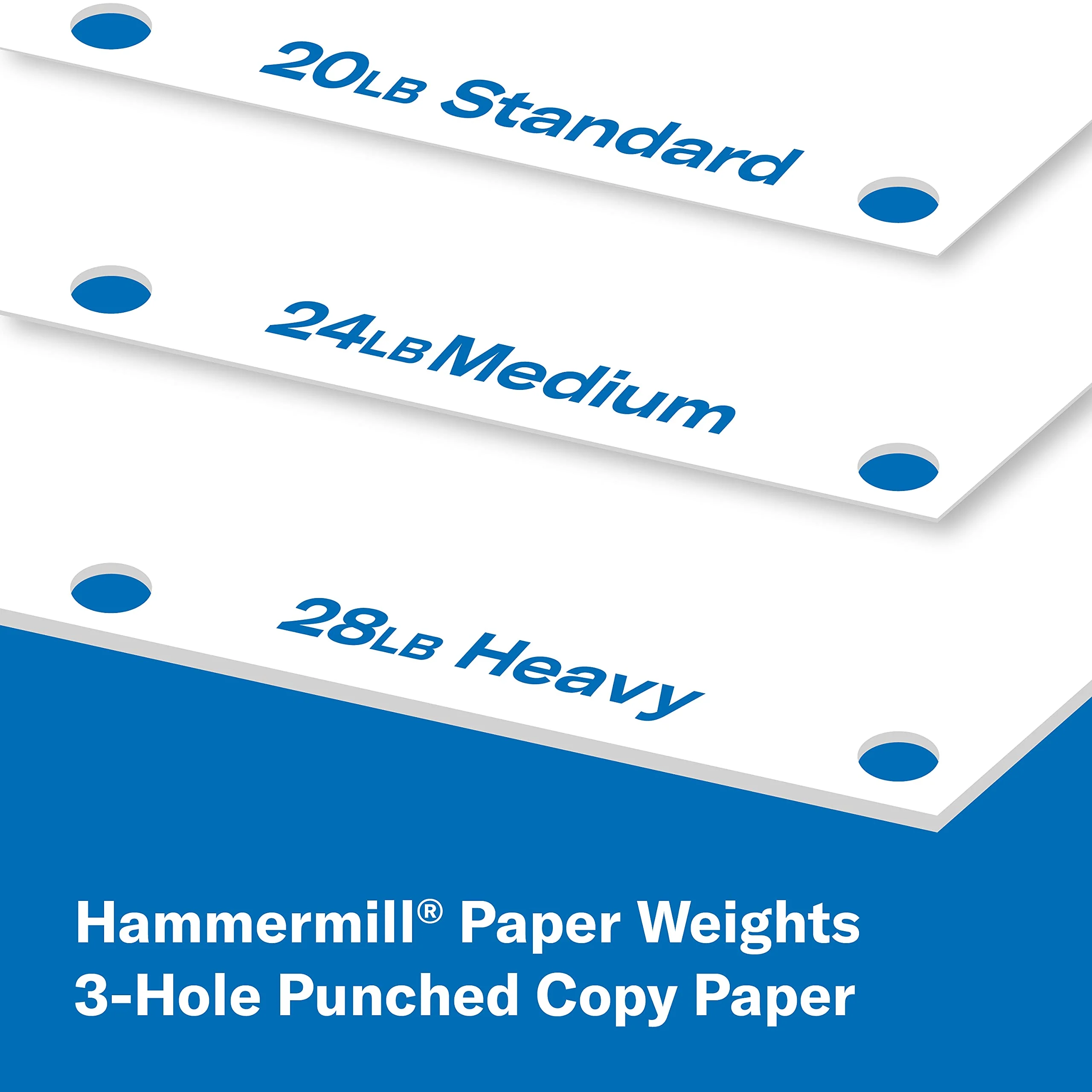 Hammermill Printer Paper, 20 lb Copy Paper, 3 Hole - 1 Pallet, 40 Cases (200,000 Sheets) - 92 Bright, Made in the USA, 162032P - Image 4