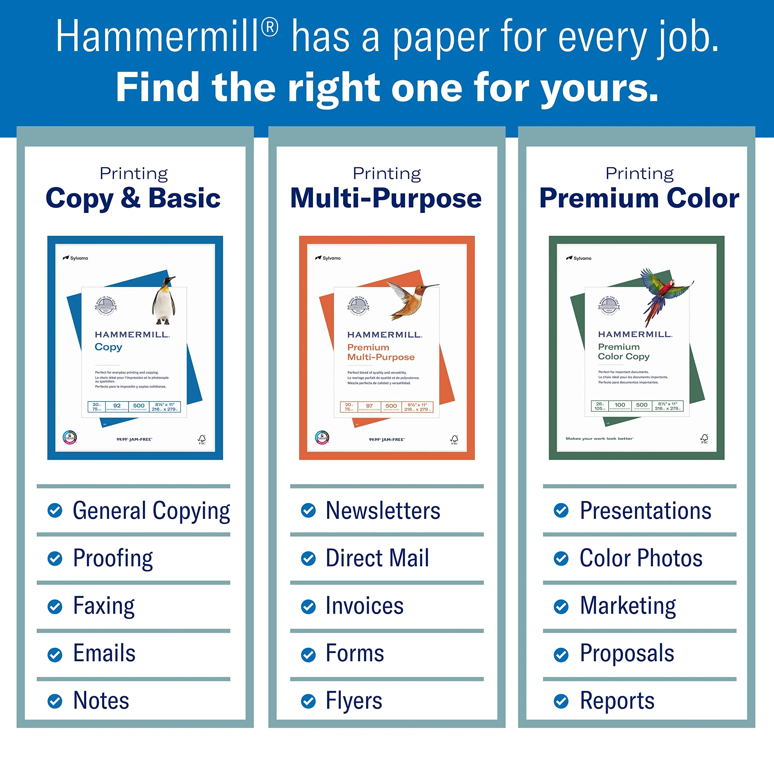 Hammermill Printer Paper, 20 lb Copy Paper, 3 Hole - 1 Pallet, 40 Cases (200,000 Sheets) - 92 Bright, Made in the USA, 162032P - Image 9