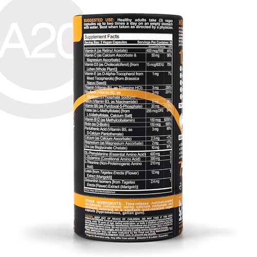 HCF A20 Microbead Brain Health Supplements for Adults for Memory, Focus, Calm, Mood, Alertness, Attention, Vision, Sleep, Immune System, 20 Premium Nootropic Nutrients Multivitamin & 7 Advances® Tech - Image 6