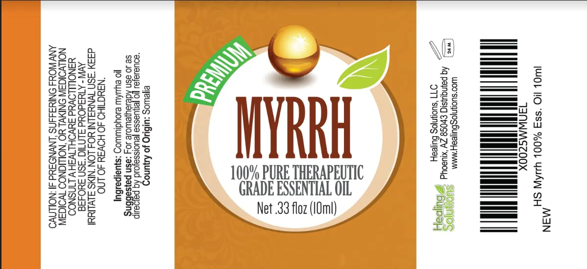 Healing Solutions Frankincense and Myrrh Organic Essential Oils - Therapeutic Grade 2/10ml Combo Pack - Frankincense Essential Oil - Image 3