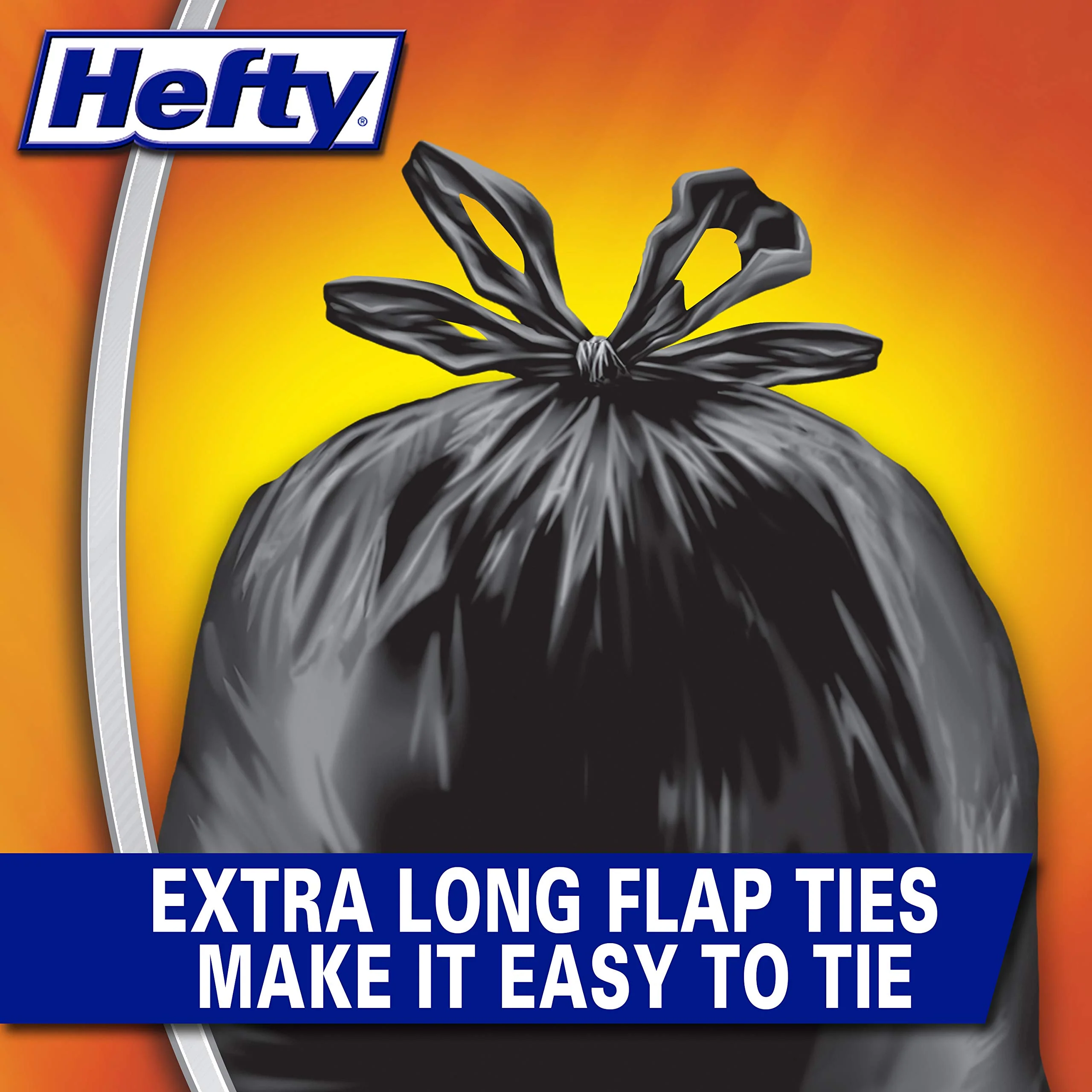 Hefty Load & Carry Heavy Duty Contractor Large Trash Bags, 42 Gallon, 26 Count - Image 3