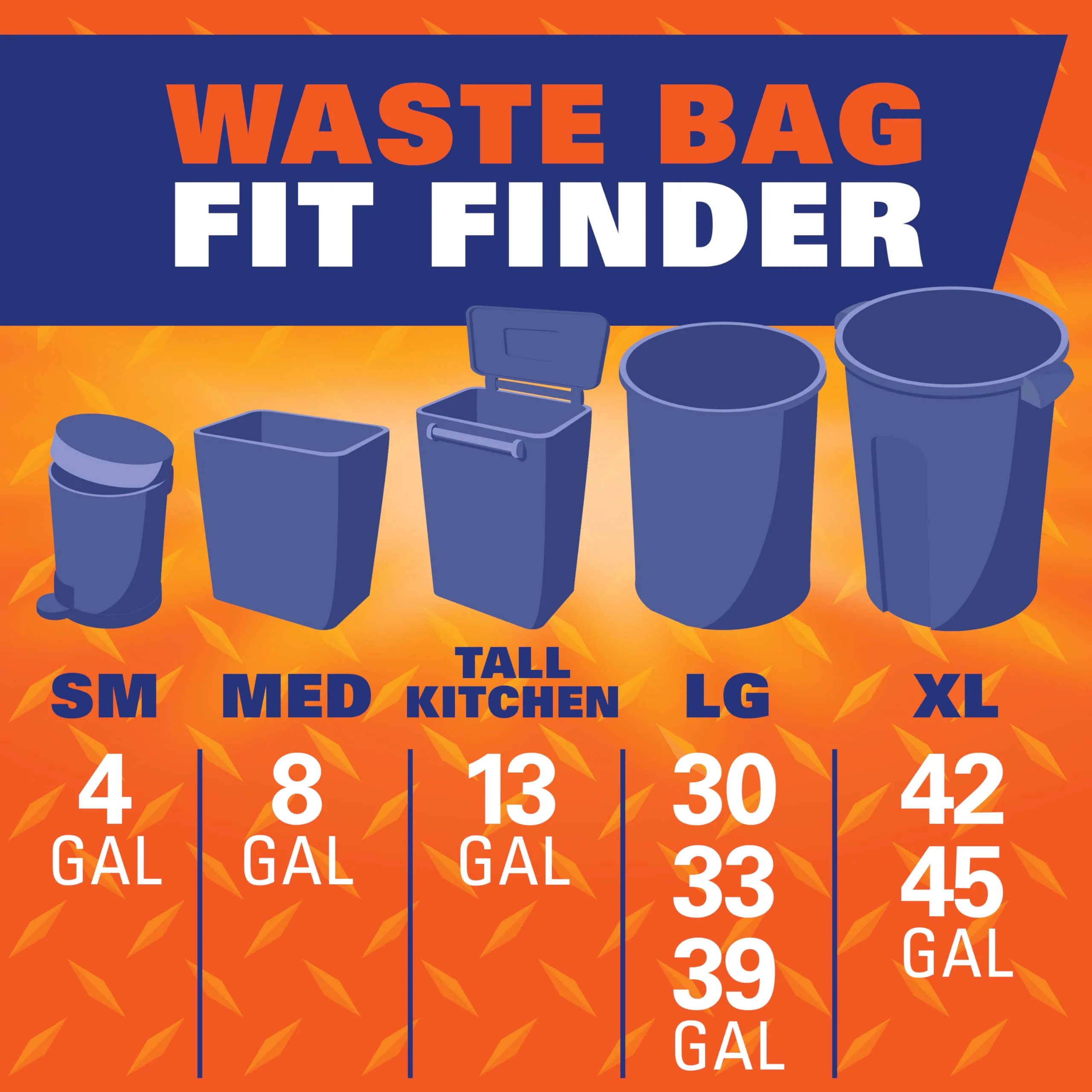 Hefty Strong Large Trash Bags, Black, 30 Gallon, 74 Count - Image 2
