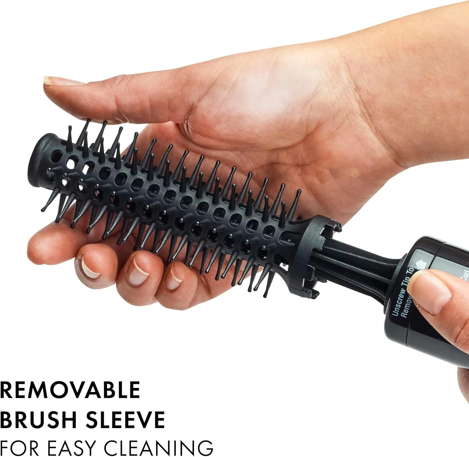 Hot Tools Pro Artist Hot Air Styling Brush, Curl, Style, Touch Ups, Black, 3/4 - Image 4