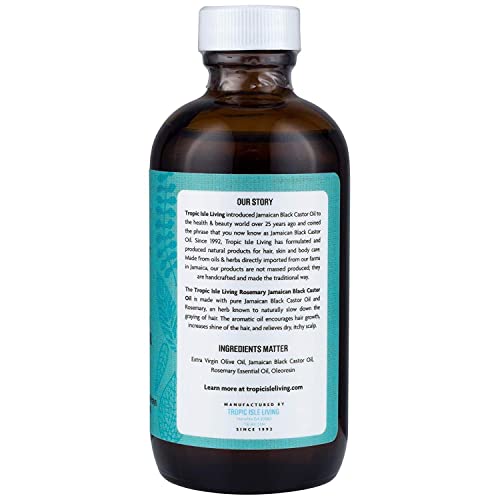 Herbal Collection Jamaican Black Castor Oil (Rosemary) 4oz | Revitalizing & Nourishing Oil for Hair, Skin & Scalp | Promotes Hair Growth, Stimulates Scalp & Adds Shine | Paraben-Free & Cruelty-Free - Image 8
