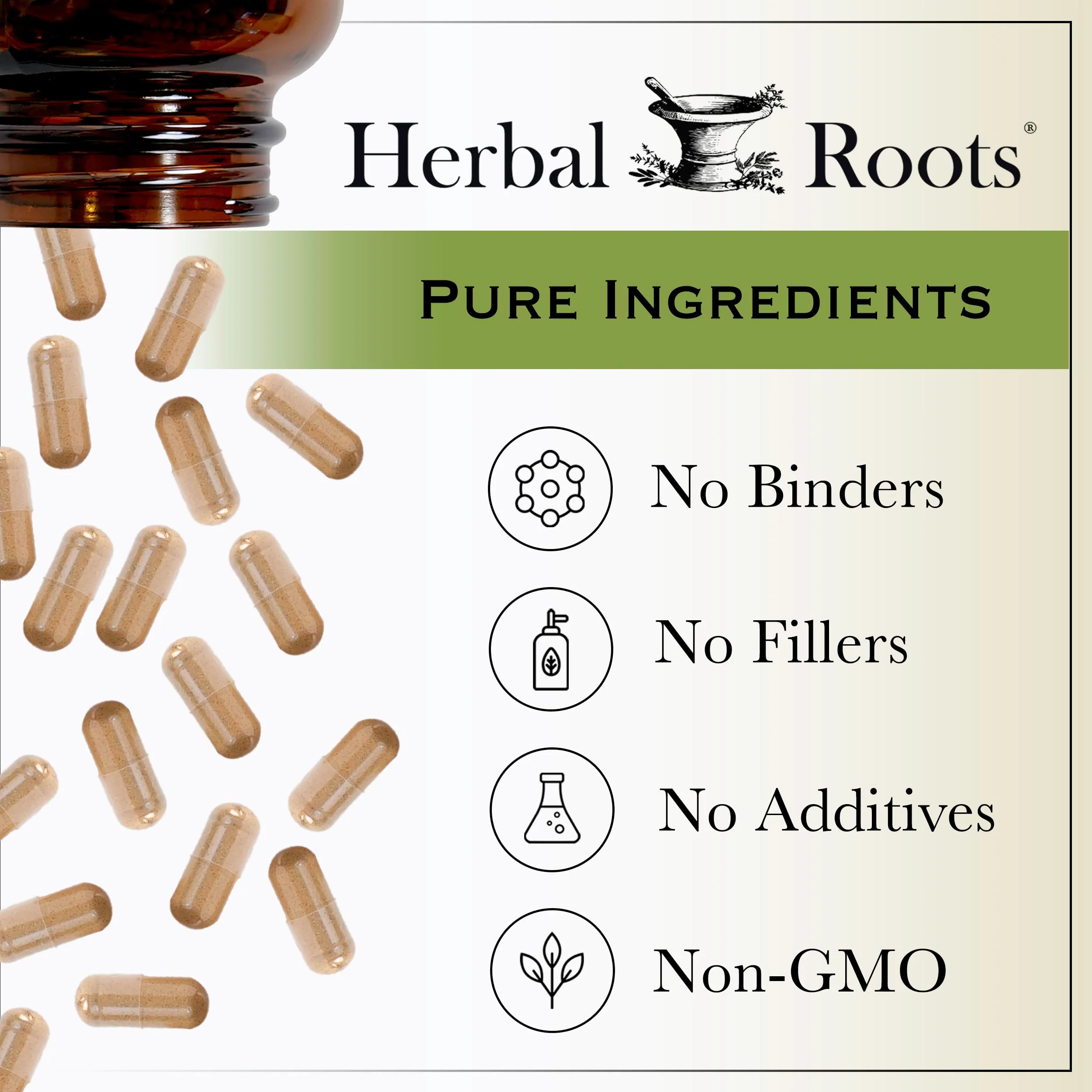 Herbal Roots Organic Beet Root Powder Capsules - 1,500mg per Serving - Certified USDA Organic - Non-GMO - 60 Count Vegan Capsules - Image 2