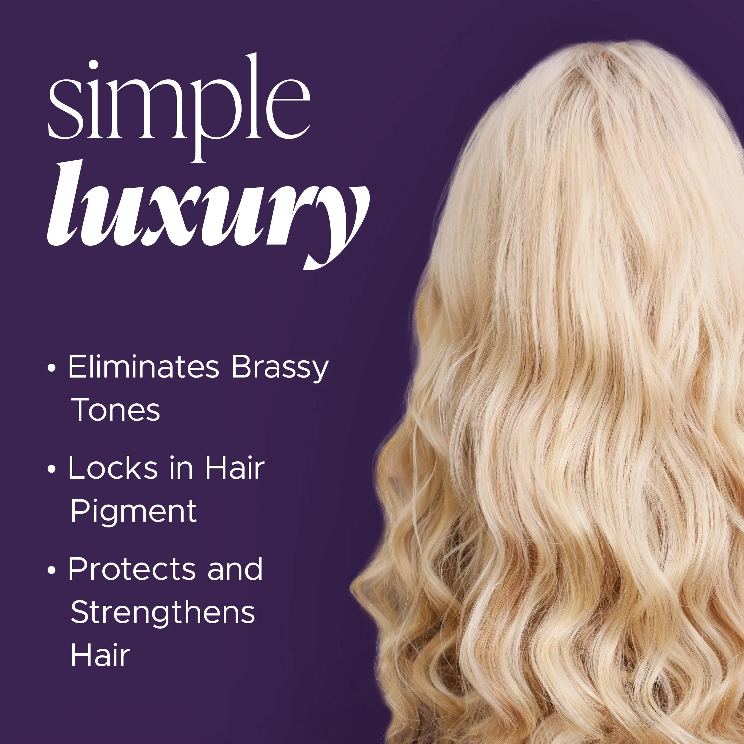 Herbalosophy Purple Shampoo & Conditioner Set for Blonde Gray Hair, Eliminates Brassy and Yellow Tones, Infused with Cocos Nucifera Oil, Free of Sulfate, Parabens and Gluten, 2 x 16.9 Fl Oz - Image 6