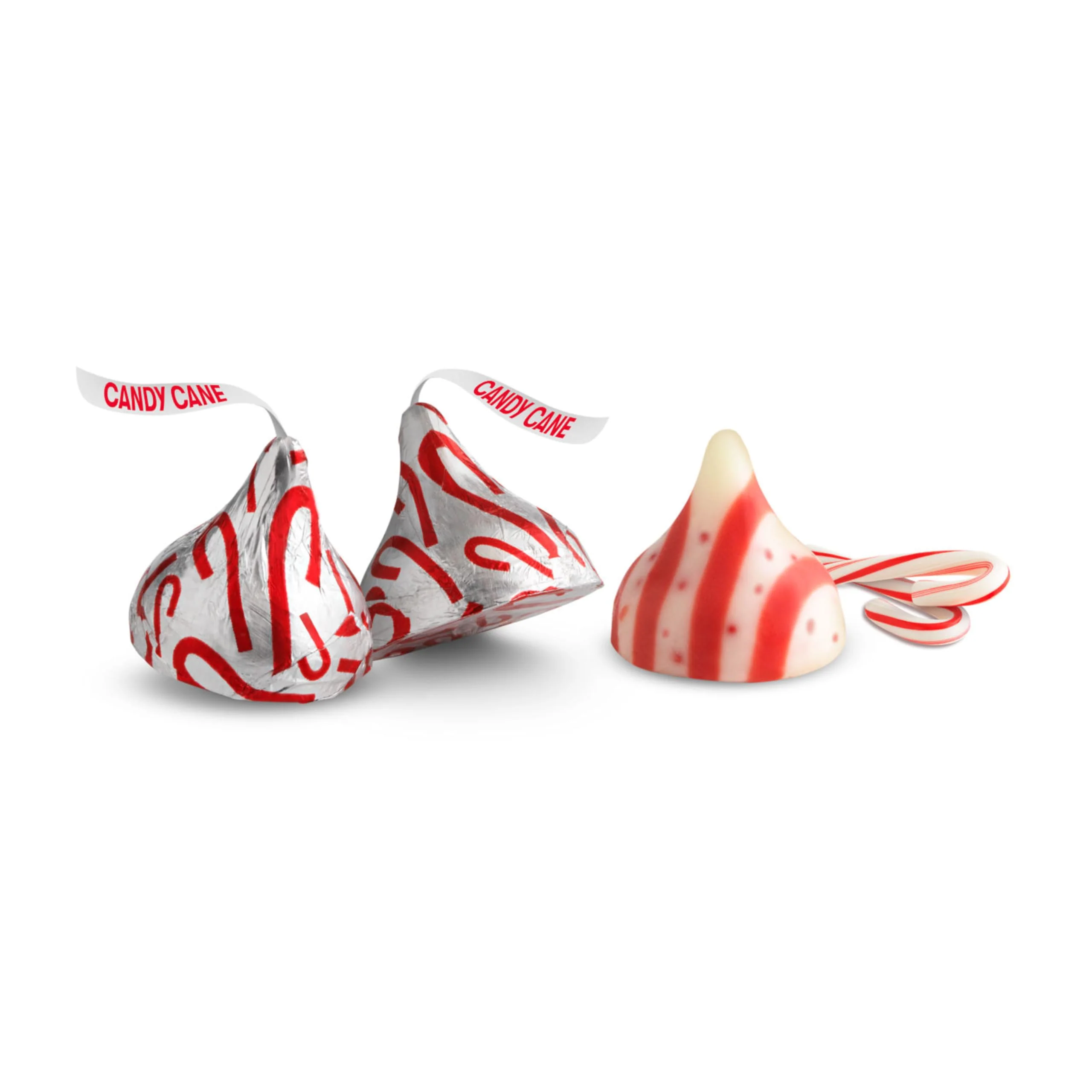 HERSHEY'S KISSES Candy Cane Flavored, Christmas Candy Bulk Bag, 30.1 oz - Image 5