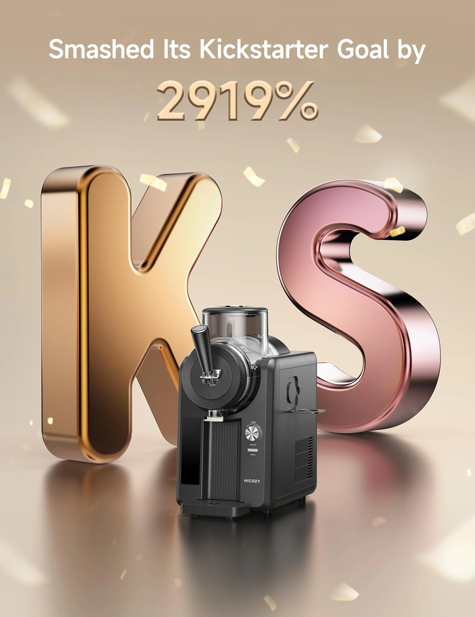 HiCOZY F3 Slushie Machine & Soft Serve Ice Cream Machine, No Ice Needed, Self-Cleaning, 5 Presets for Soft Serve, Frozen Drink, Milk Shake, Margaritas, Frappés and More - Image 8