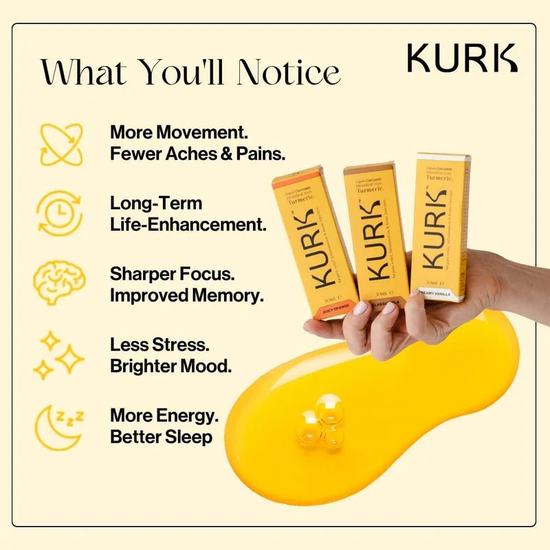 High Strength Liquid Curcumin Oil from Turmeric | Advanced Absorption Technology | 1000x More Absorbent Than Powders & Capsules | Naturally Reduce Inflammation. (Cola 30ml) - Image 6