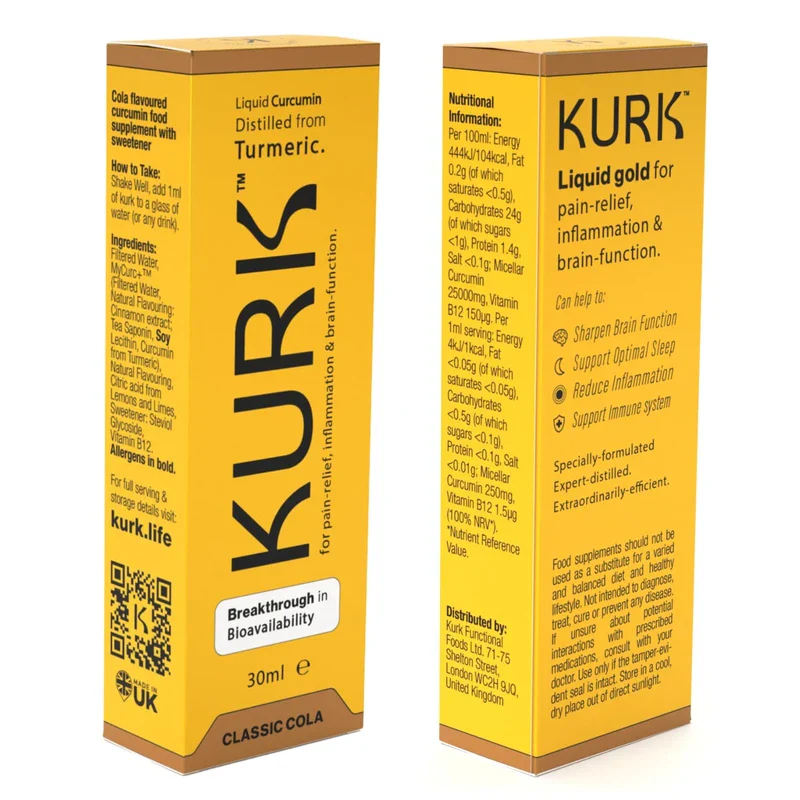 High Strength Liquid Curcumin Oil from Turmeric | Advanced Absorption Technology | 1000x More Absorbent Than Powders & Capsules | Naturally Reduce Inflammation. (Cola 30ml) - Image 9