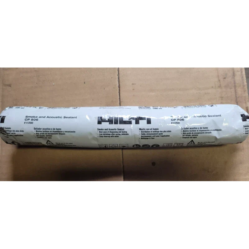 Hilti CP 506 Smoke and Acoustic Sealant 412590 19.6 Fl. Oz. white lot of 5 tubes