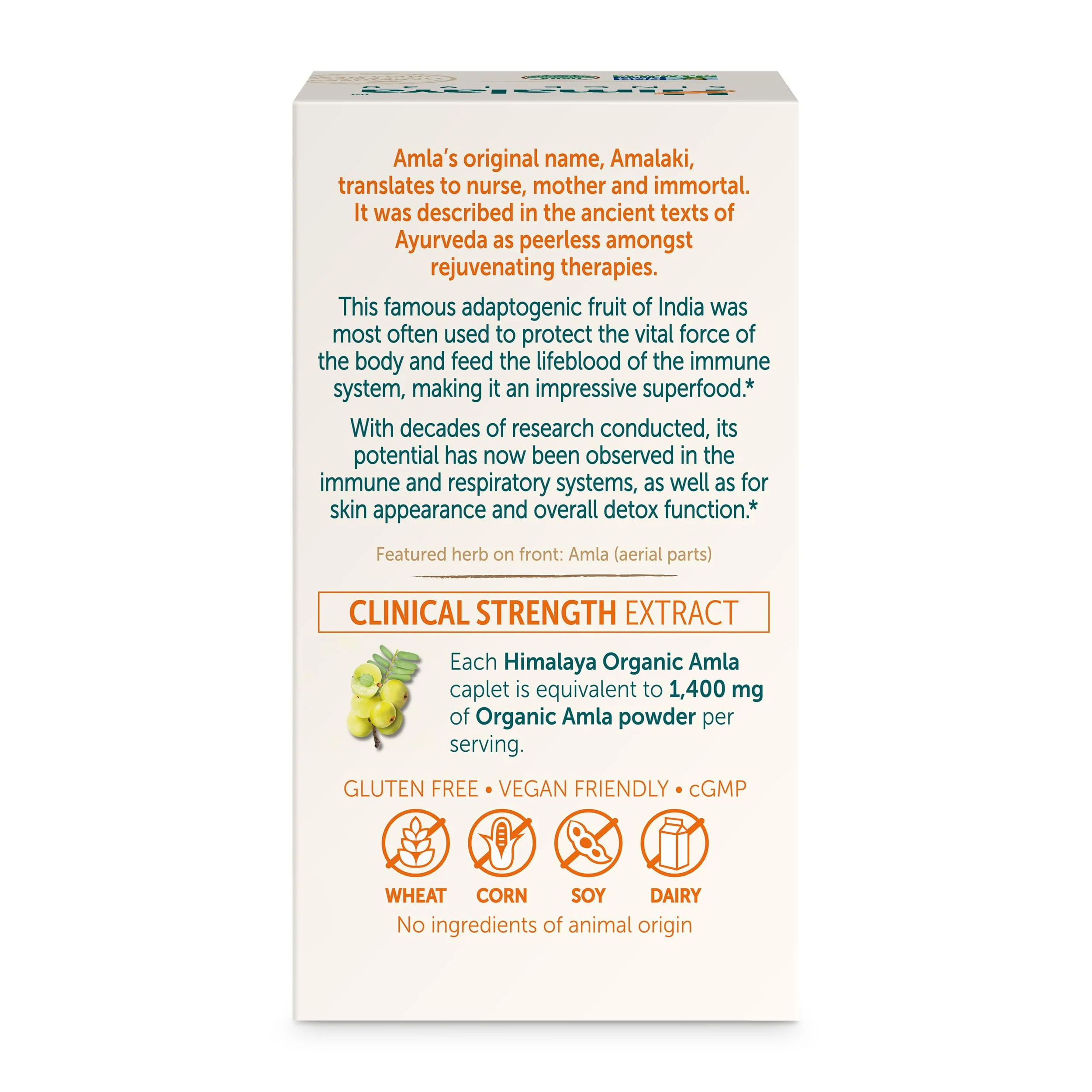 Himalaya Organic Amla/Amalaki for Active Immune Support and Cellular Defense, 600 mg, 60 Caplets, 2 Month Supply, 2 Pack - Image 3