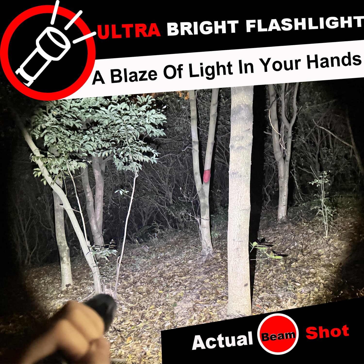 HinsGEAR Flashlights High Lumens 6PCS, 1 Mode LED Flashlight Super Bright, Small Pocket Flashlight Bulk, Water Resistant Tactical Flash Light for Emergency, Camping, Gift for Men Dad Christmas - Image 6
