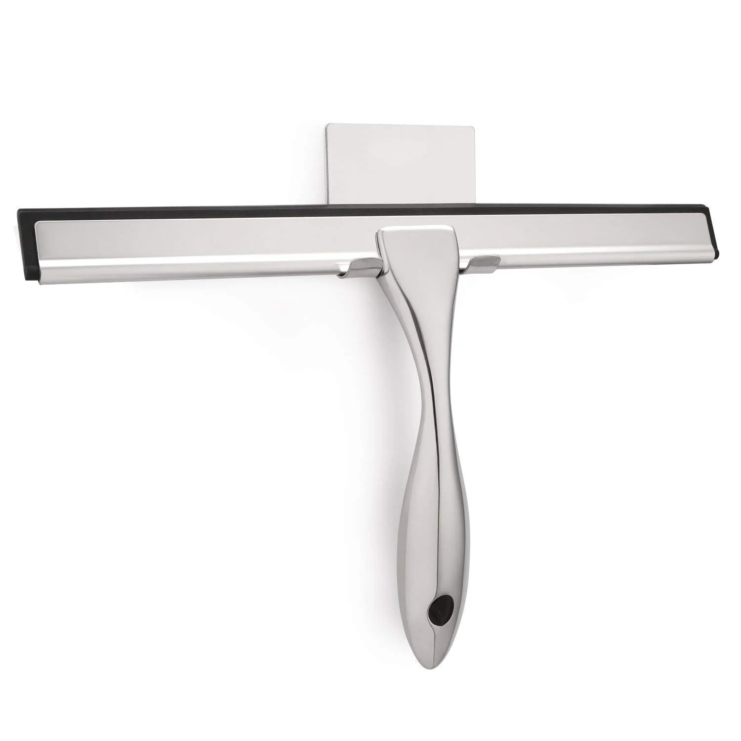 Hiware All-Purpose Shower Squeegee for Shower Doors, Bathroom, Window and Car Glass - Stainless Steel, 14 Inches