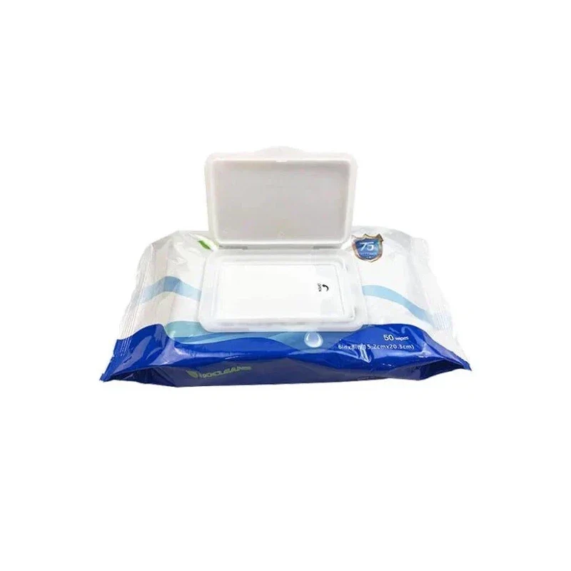 Hocleans Advanced 75% Alcohol Hand Sanitizer Wipes, 4 Packs of 50 (200 Wipes) - Image 4
