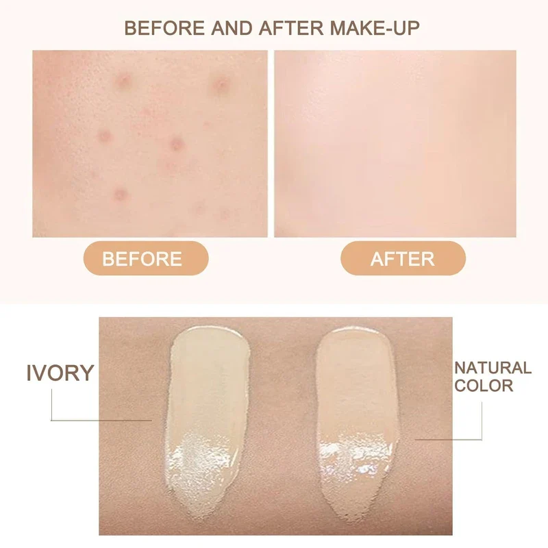 Honey And Pine Makeup, 2025 Moisture Honey And Pine Cc Cream Concealer, Mushroom Head Air Cushion CC Cream, Long-lasting Cushion Foundation CC Cream for All Skin Types (02# Natural) - Image 3