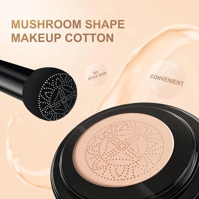 Honey And Pine Makeup, 2025 Moisture Honey And Pine Cc Cream Concealer, Mushroom Head Air Cushion CC Cream, Long-lasting Cushion Foundation CC Cream for All Skin Types (02# Natural) - Image 4