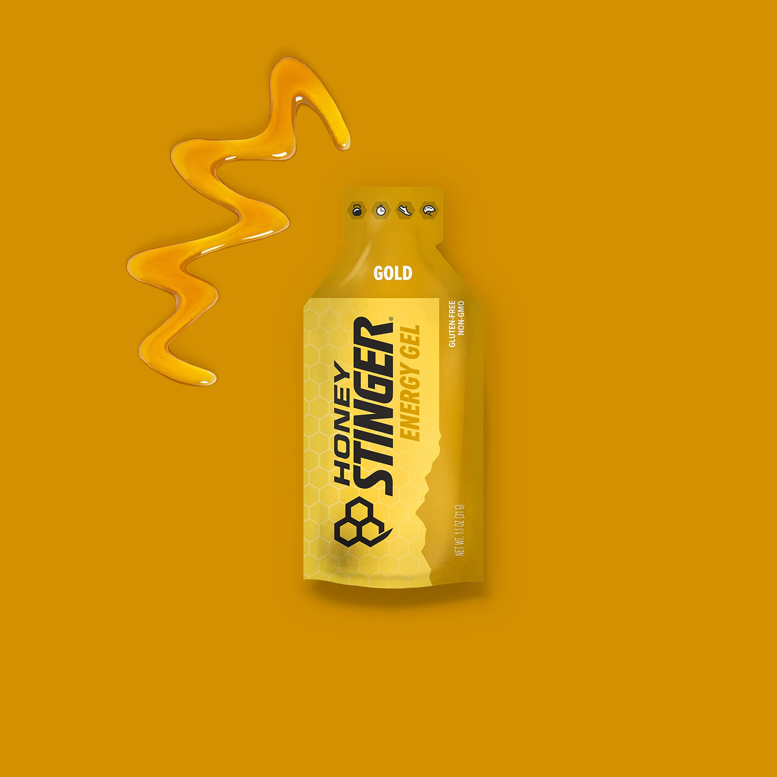 Honey Stinger Energy Gel Variety Pack 12 Packs Each of Gold and Organic Fruit Smoothie Gluten Free & Caffeine Free Sports Nutrition for Home & Gym, Pre and Mid Workout - Image 4