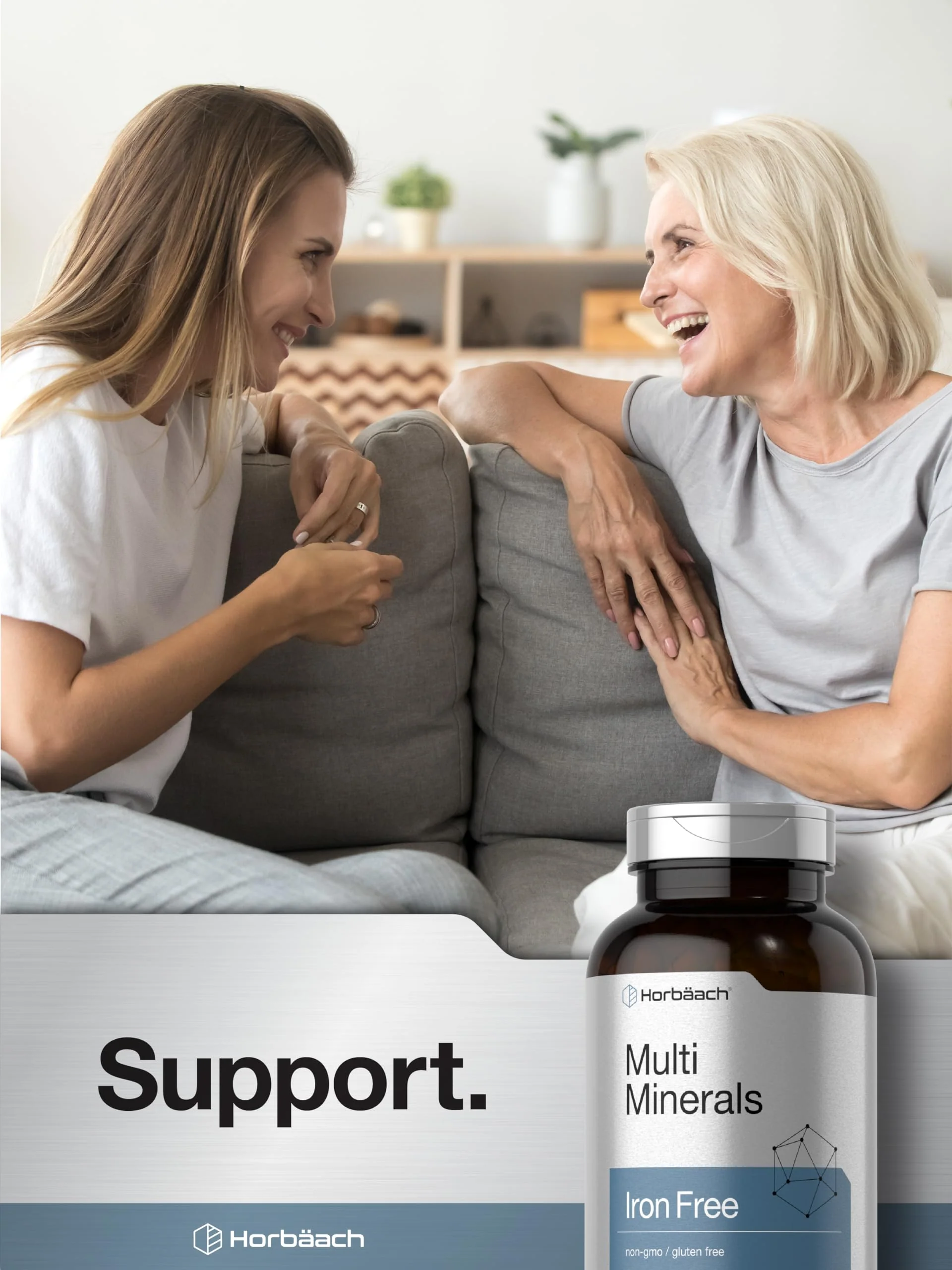 Horbäach Multi Minerals Supplement | 250 Capsules | Iron Free | Daily Mineral Complex for Men and Women | Non-GMO & Gluten Free - Image 2