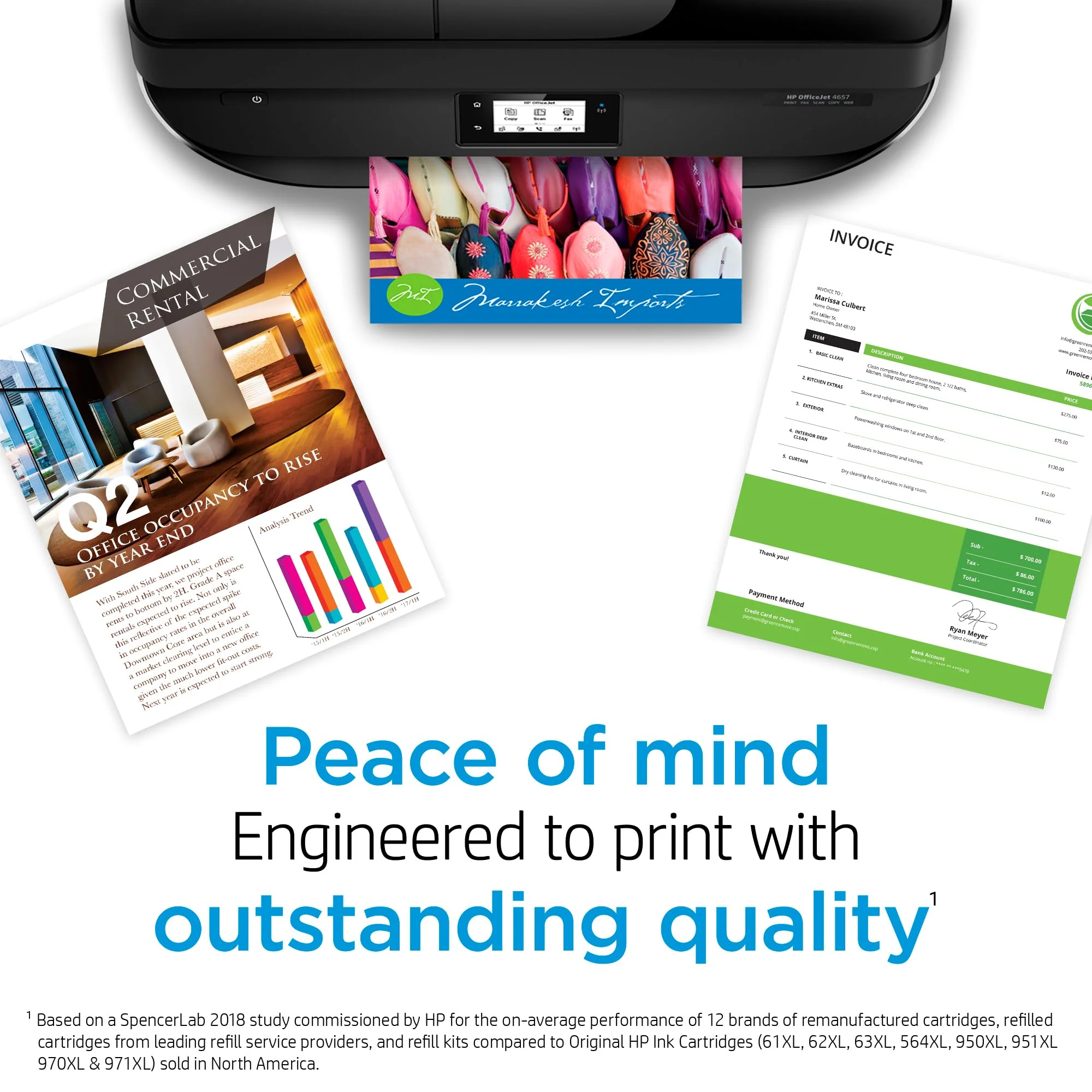 HP 67 Black/Tri-color Ink Cartridges for HP Printers | Works with Printer Series: DeskJet 1255, 2700, 4100; ENVY 6000, 6400 | Eligible for Instant Ink | 3YP29AN - Image 6