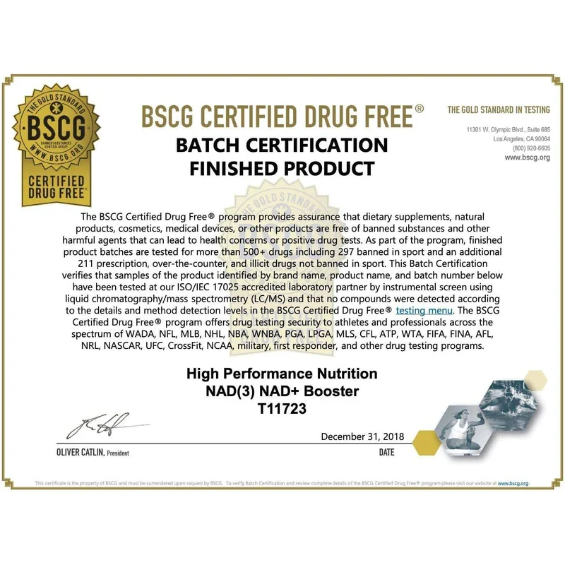 HPN Supplements NAD3 NAD+ Booster | Value Size 2 Month Supply | Clinically Proven & Independently Tested - Metabolic Repair | 311 mg per Serving - 120 Capsules - Image 7
