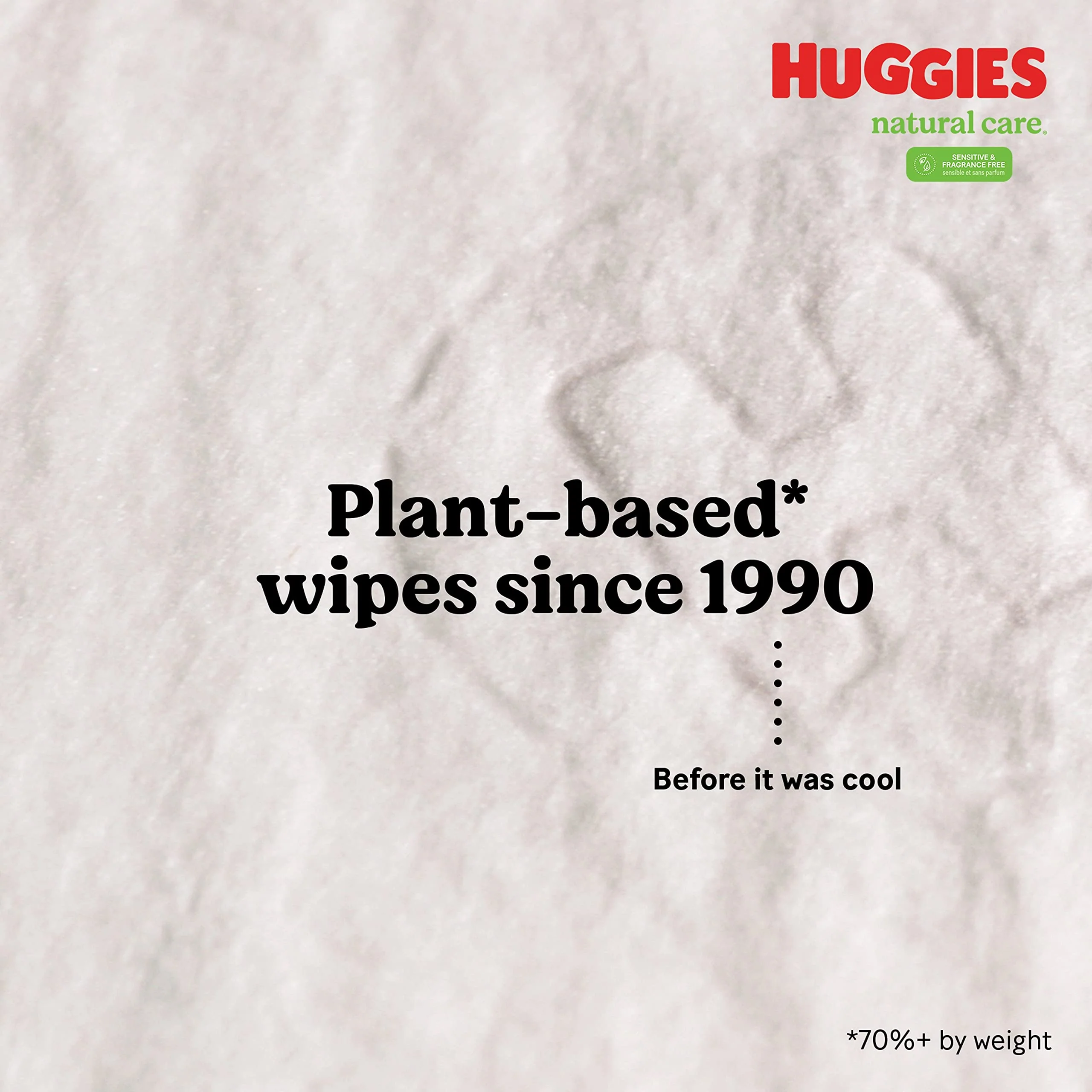 Huggies Natural Care Sensitive Baby Wipes, Unscented, Hypoallergenic, 99% Purified Water, 15 Flip-Top Packs (960 Wipes Total) - Image 12