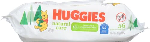 Huggies Natural Care Sensitive Baby Wipes, Unscented, Hypoallergenic, 99% Purified Water, 15 Flip-Top Packs (960 Wipes Total) - Image 47