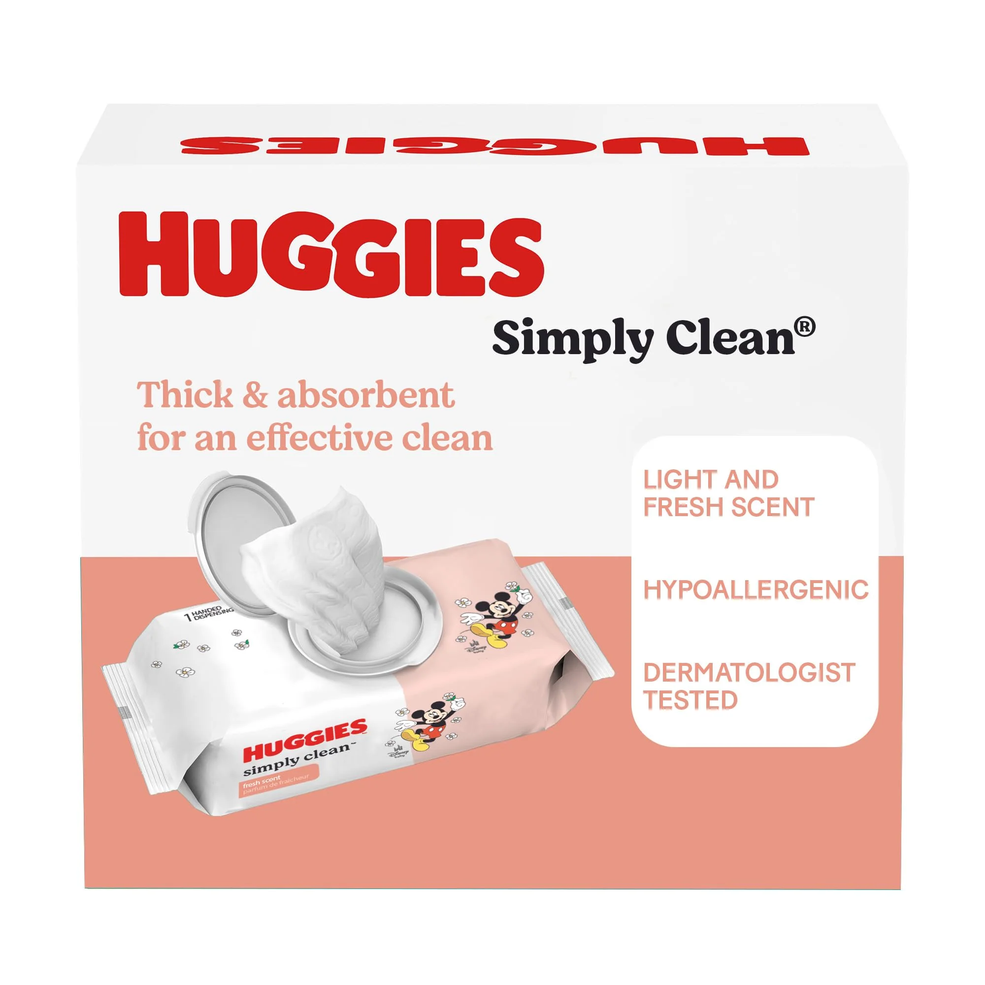 Huggies Simply Clean Fresh Scent Baby Wipes, 11 Flip-Top Packs (704 Wipes Total), Packaging May Vary - Image 3