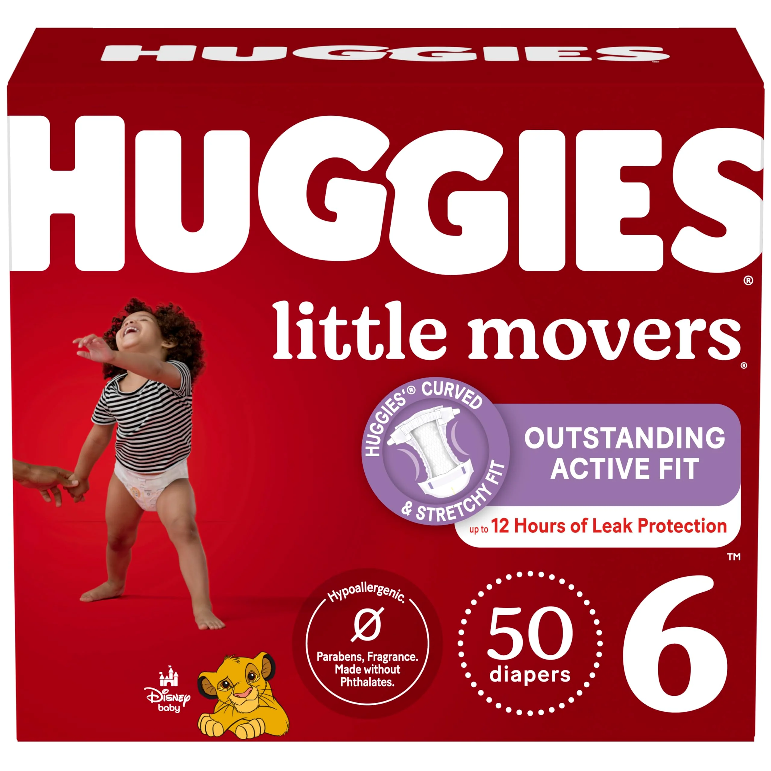 Huggies Size 7 Diapers, Little Movers Baby Diapers, Size 7 (41+ lbs), 68 Count - Image 33
