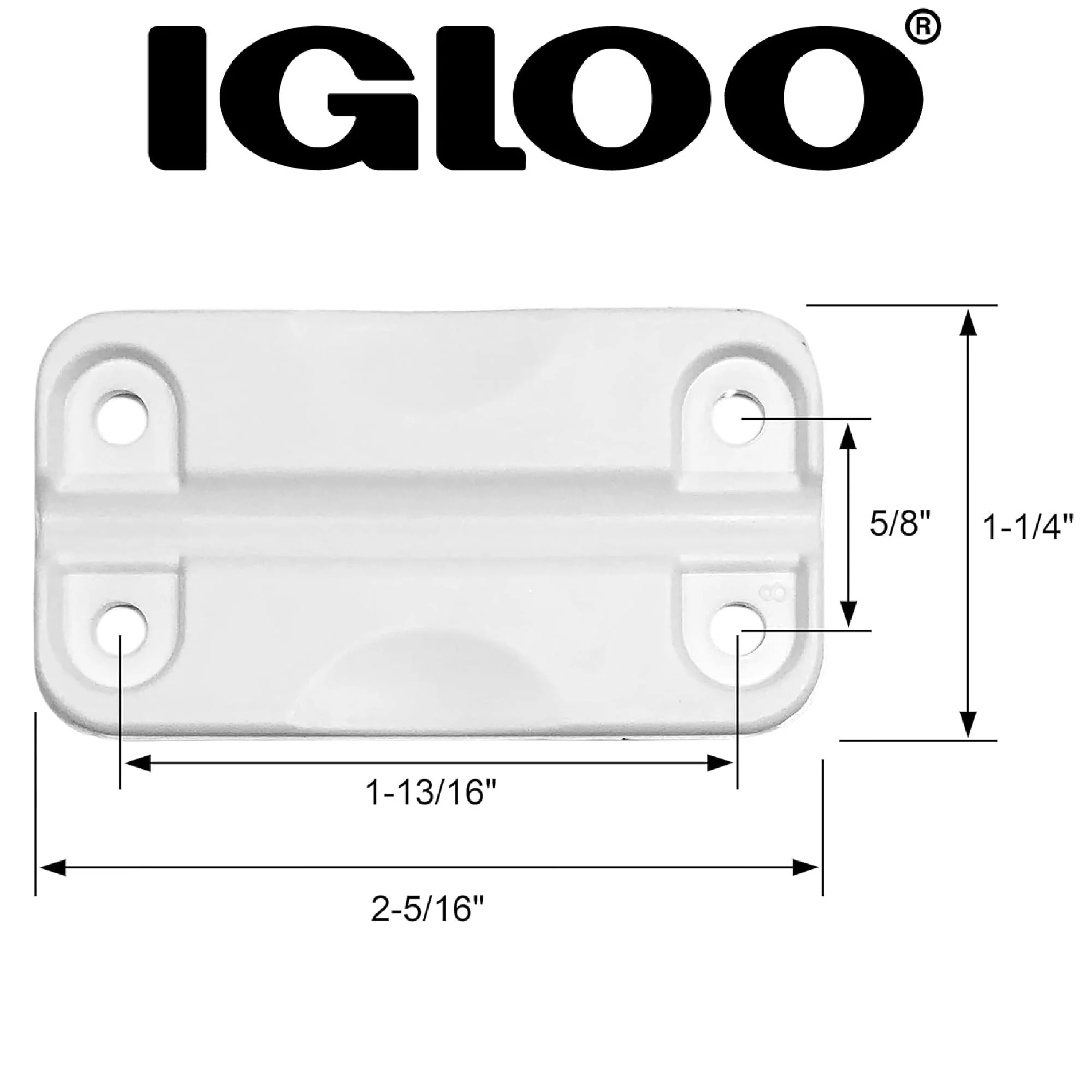 Igloo Cooler Plastic Hinges for Ice Chests (Set of 3) - Made in the USA - Standard Size - Contains UV Inhibitors - Image 7