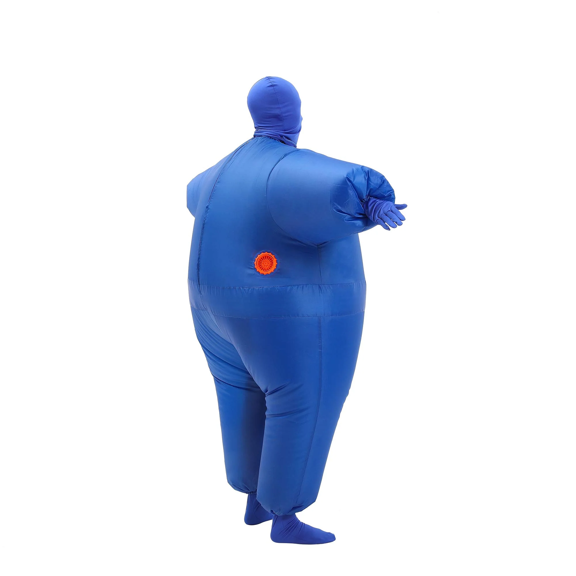 IHGYT Inflatable Masquerade Costume Full body suit Air Blow up Costumes Fancy Dress Ball Party Christmas Carry Funny Cosplay Halloween Carnival Jumpsuit Suit Outfit (blue) - Image 5