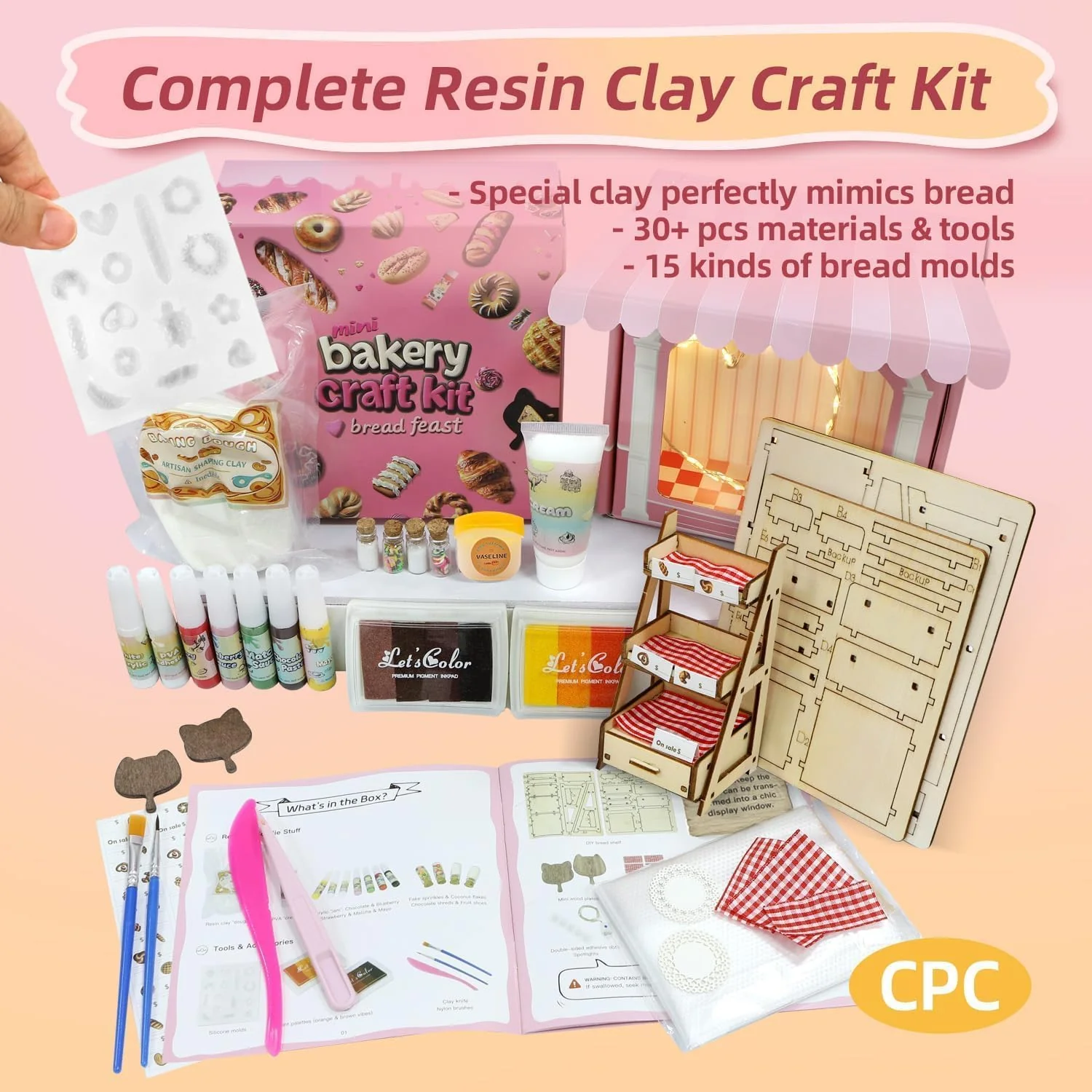iLAND Air Dry Clay Crafts for Girls 8-12 Cute Arts and Crafts for Kids Fun Kid Activities on Lovely Modeling Clay Kit DIY Crafting for Teens Birthday Gifts for Girls 10-12 13 Christmas Gifts Creative - Image 8