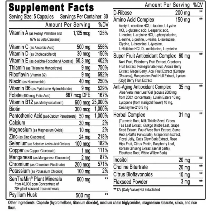 IMMUNO 150 CAPSULE THE ULTIMATE MULTI VITAMIN, IMMUNE BOOSTER - Image 2