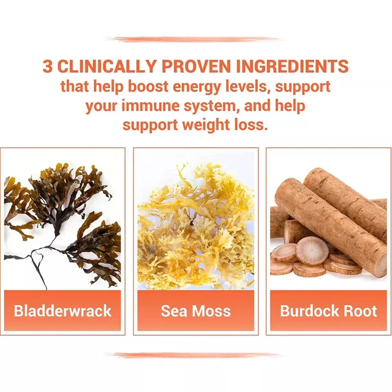 Infinite Age Sea Moss Advanced Superfood - Thyroid Care, Burdock, Bladderwrack - Image 6