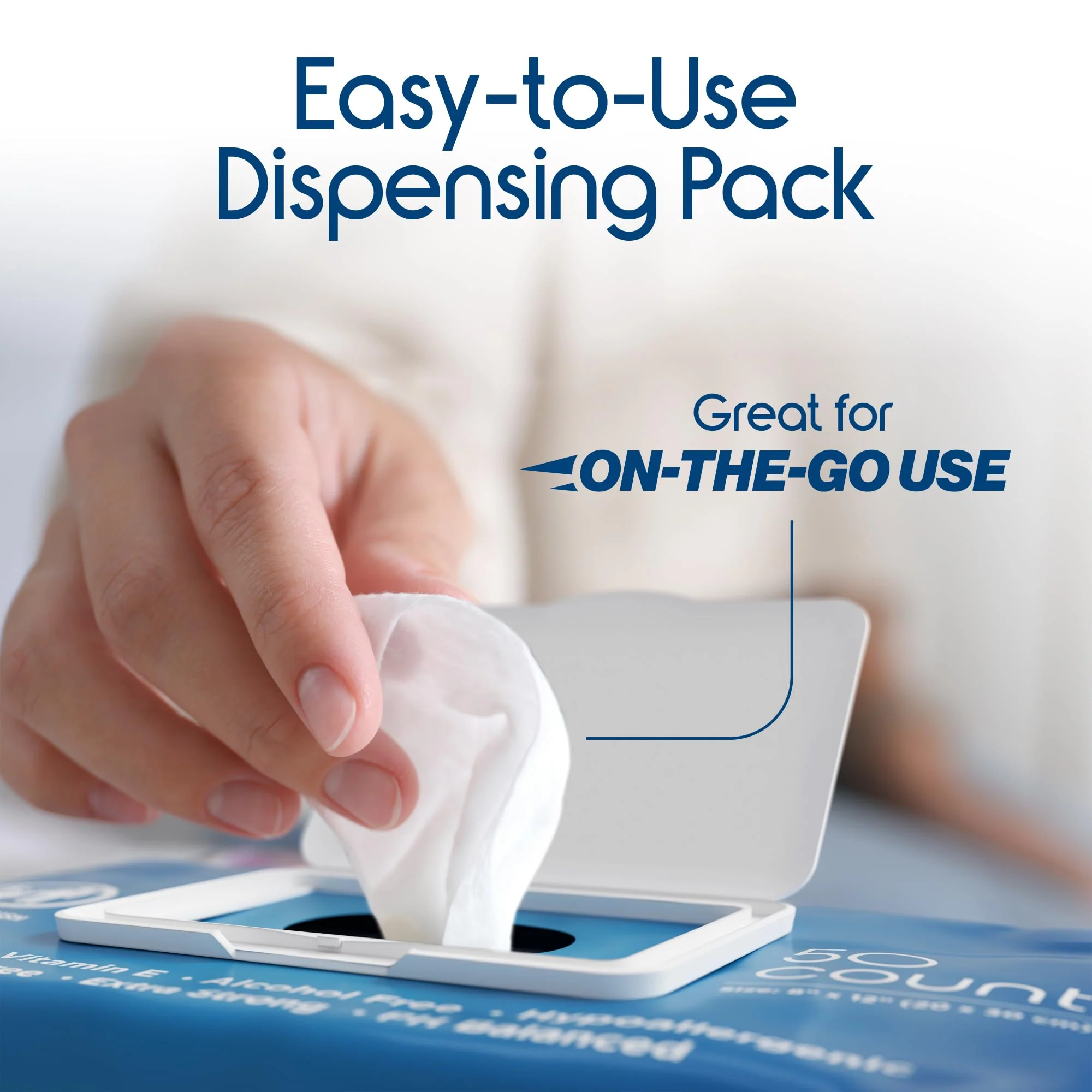 Inspire Adult Wet Wipes, Wash Cloths | Adult Wipes for Incontinence & Cleansing for Elderly, 8"x12" (500CT (10 PACKS OF 50)) - Image 7