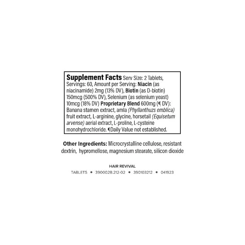 Isagenix Isagenix Hair Revival - Clinically Effective for Thicker, Healthier Hair - 1 Bottle - 120 ct Tablets - Image 2