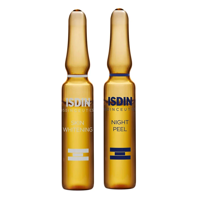Isdinceutics Day&Night Rutina Antimanchas, Sérum Corrector Despigmentante de Día y Peeling Exfoliante de Noche, 10 ampolletas - Image 4