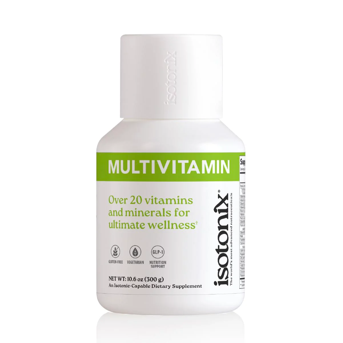 Isotonix® Multivitamin Without Iron – Complete Daily Supplement for Energy, Immune Support, Skin, and Bone Health – 90 Servings – Isotonic Drinkable Formula