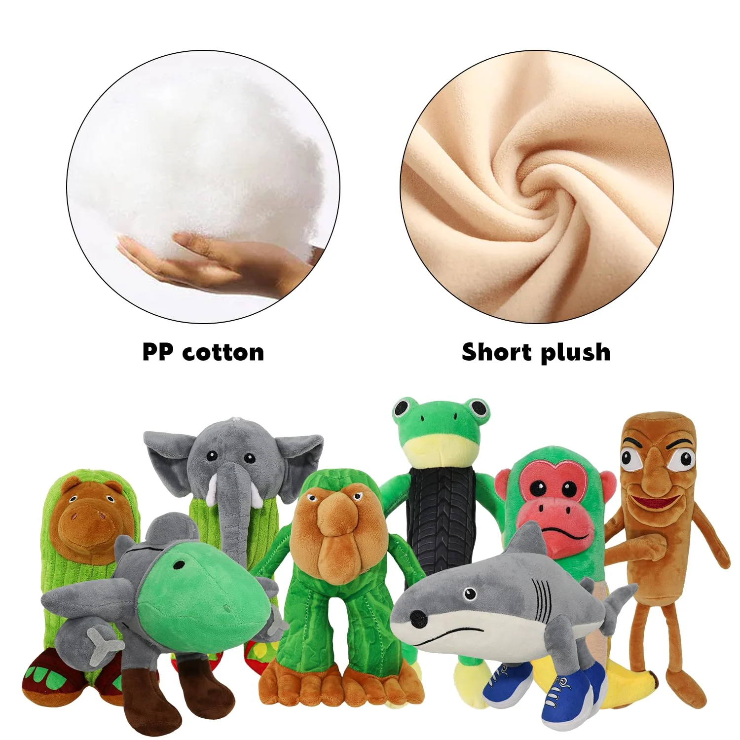 Italian Brainrot,Tung Tung Tung Sahur Plushies Toy 16inch for Fans Gift, Soft Stuffed Animal Pillow for Home Kids' Bedroom Decor, Birthday Christmas Choice for Boys Girls (8PACK) - Image 6