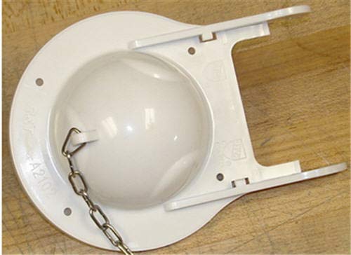 Jacuzzi Toilet Flapper HF04000 3" with Chain and Seal - Image 2