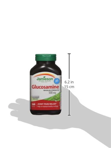Jamieson Glucosamine Sulfate 500mg 360 Capsules - Image 3