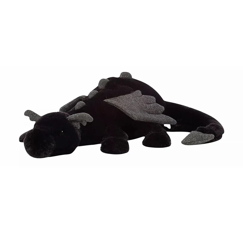 Jellycat Onyx Dragon Plush Toy Fun Soft Stuffed 50cm Valentine's Day Gift Black - Image 2