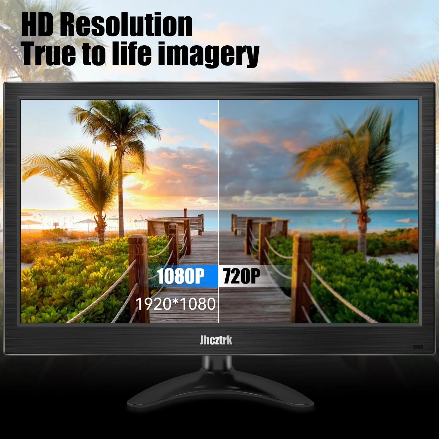 Jhcztrk 14 Inch Touchscreen Portable Monitor 1080P Touchscreen Display, 350cd/m², HDR, HDMI USB C, Built-in Speakers, VESA Compatible, Travelling Second Monitors for Laptops and Mobile Phones - Image 6