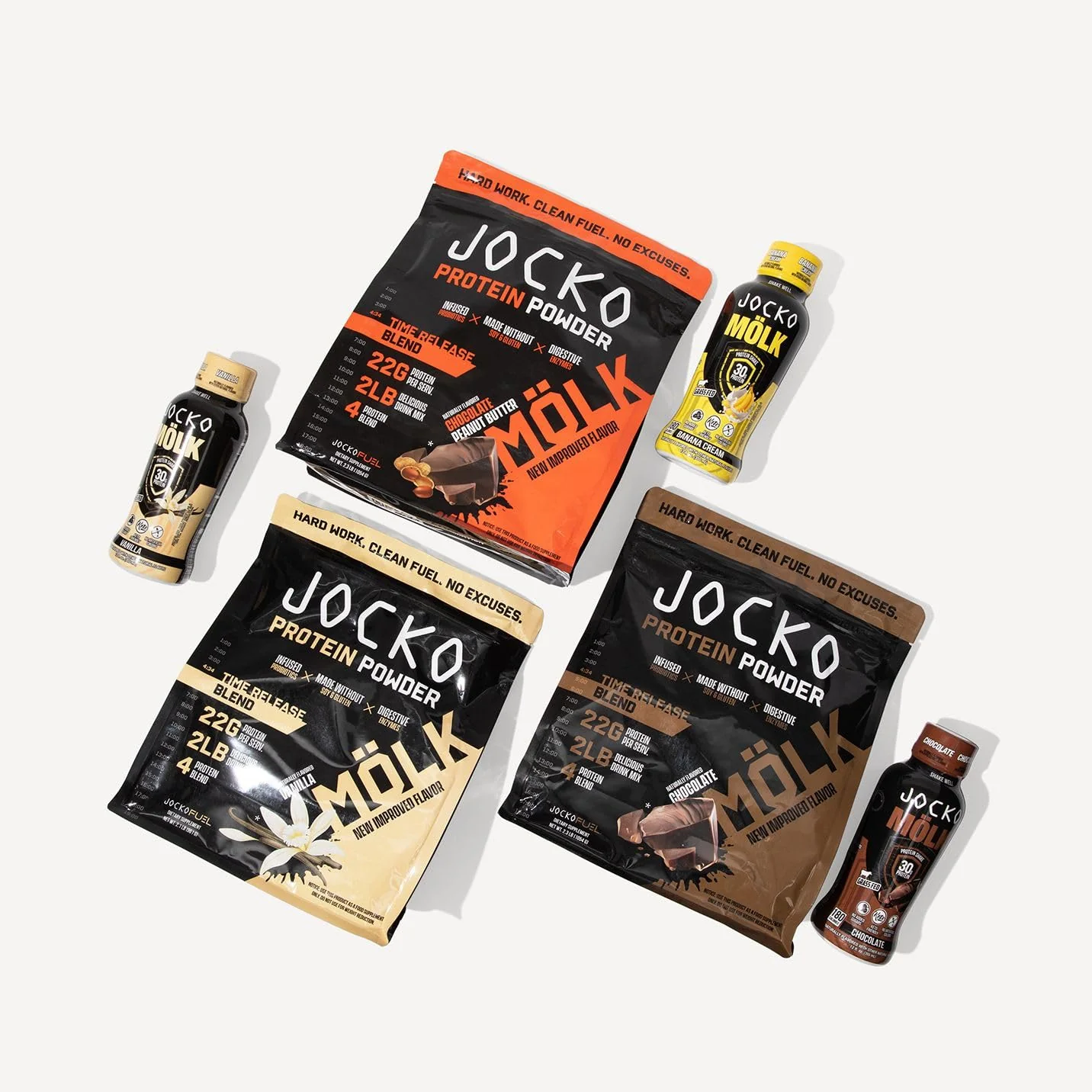 Jocko Mölk 30g Grass Fed Protein Shakes – No Added Sugar Protein Drinks KETO Friendly - Ready to Drink 12 FL Oz (Pack of 12) Chocolate - Image 4
