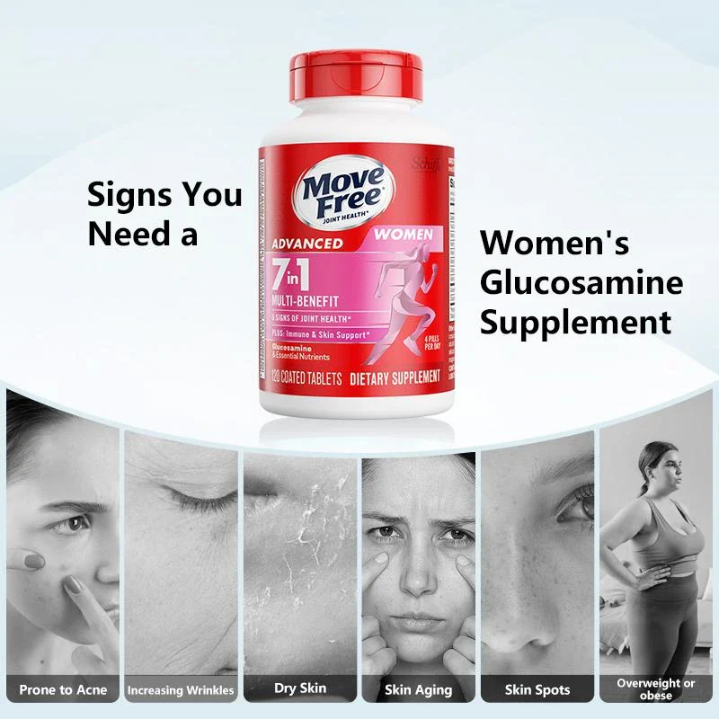 【 Joint Health】Move Free joint health 7-in-1 Combined Set of Men's Multi-Ingredient Glucosamine and Women's Multi-Ingredient Glucosamine - Image 3