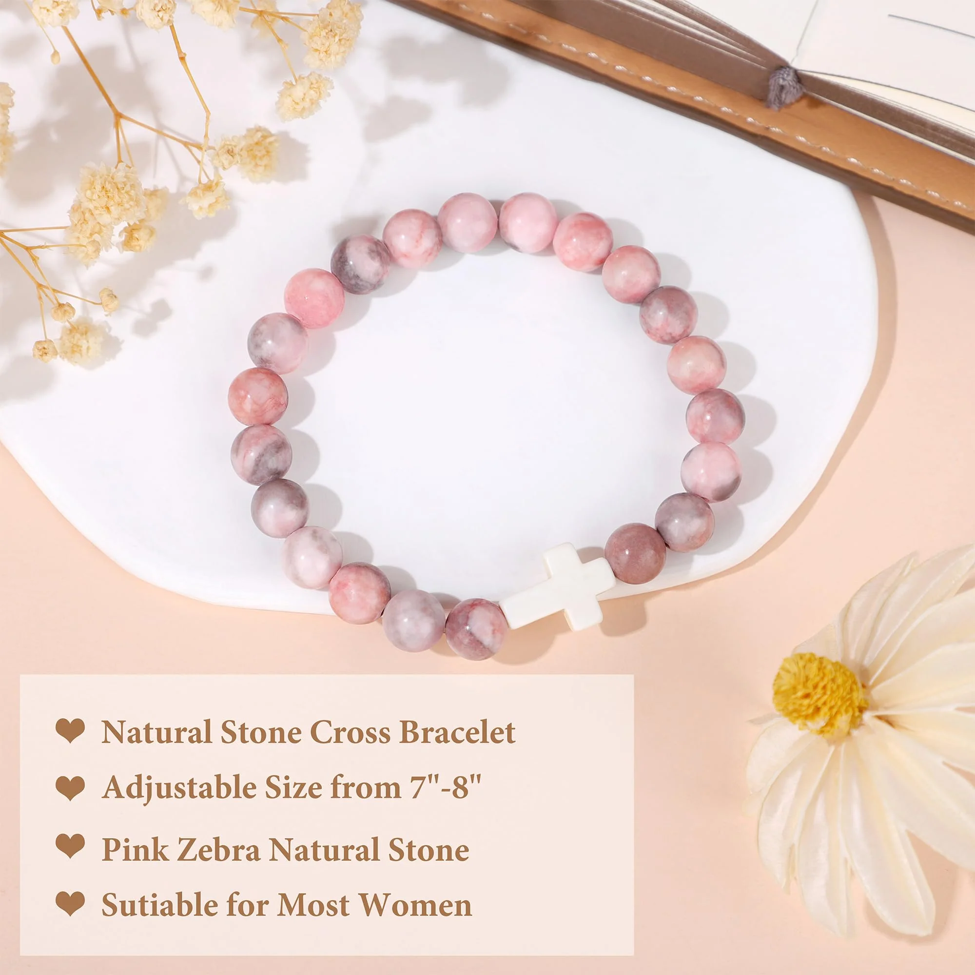 JTENGTOP Christian Religious Gifts for Women, Best Friend Sister Mom Christmas Birthday Gifts for Women Friendship Faith, Valentines Mothers Day Easter Ideas Present for Her Friends - Image 4