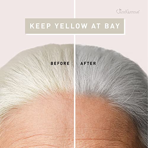 Just Nutritive Gray Hair Shampoo | Gray Hair Treatment | Just Natural Hair Care | Natural Shampoo 16 Oz - Image 5