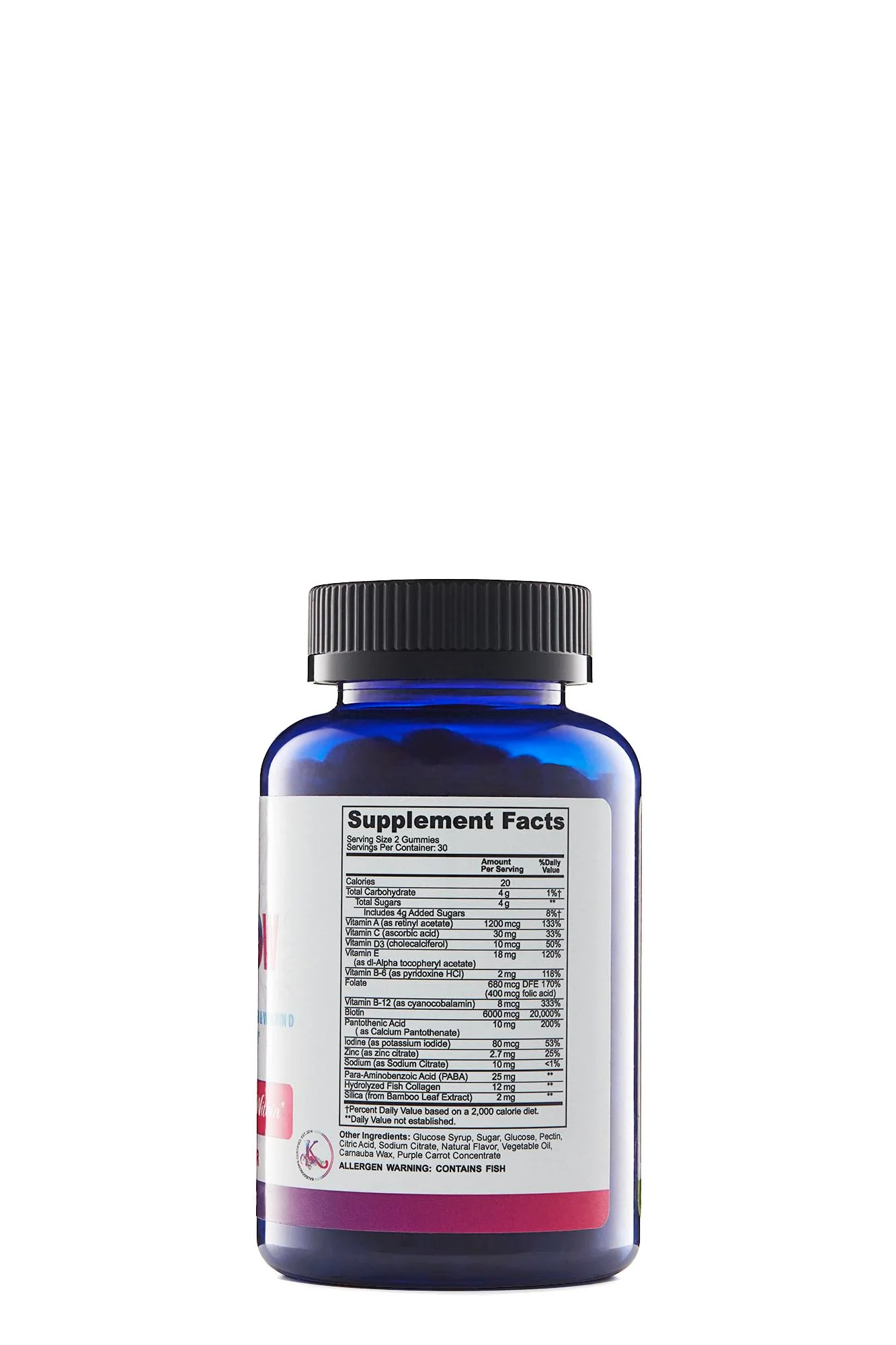 Kaleidogrow Healthy Hair Vitamins 60ct - Image 3